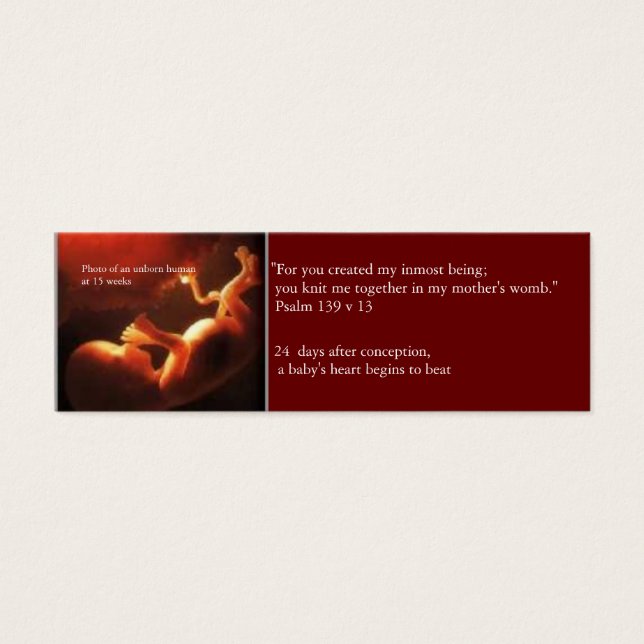 Prolife Card (Vorderseite)