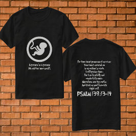 Prolife Christlich A Person A Person Conservative T-Shirt