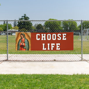 PROLIFE GUADALUPE JUNGFRAU MARIA RELIGIÖS BANNER