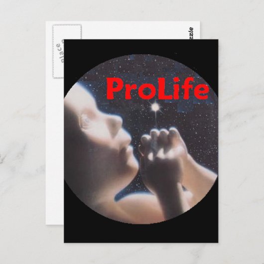 ProLife Postkarte (Vorne/Hinten)