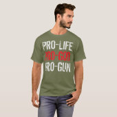 ProLife ProGod ProGun T-Shirt (Vorne ganz)