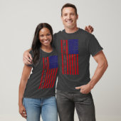 ProLife Save Unborn Babies Lives American Flag T-Shirt (Unisex)