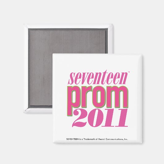 Prom 2011 - Rosa Magnet (Vorderseite/Rückseite)