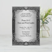 Prom 2017 Sterne und Party Lights, großartig Gatsb Einladung (Stehend Vorderseite)