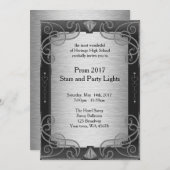 Prom 2017 Sterne und Party Lights, großartig Gatsb Einladung (Vorne/Hinten)