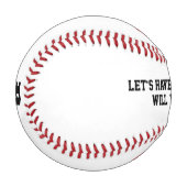 Prom-Aufforderungsvorschlag Promposal Baseball (Vorderseite Links)