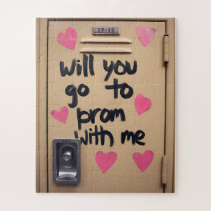 Prom-Einladung Geh mit mir zum Abschlussball Fra Puzzle