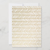 Prom Einladung, Gold Script Senior Prom Einladung (Rückseite)