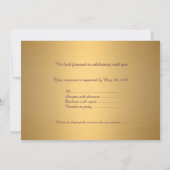 Prom Einladung, Prom, Prom Senior, elegant, lila Einladung (Rückseite)