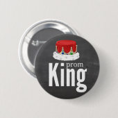 Prom King Button (Vorne & Hinten)