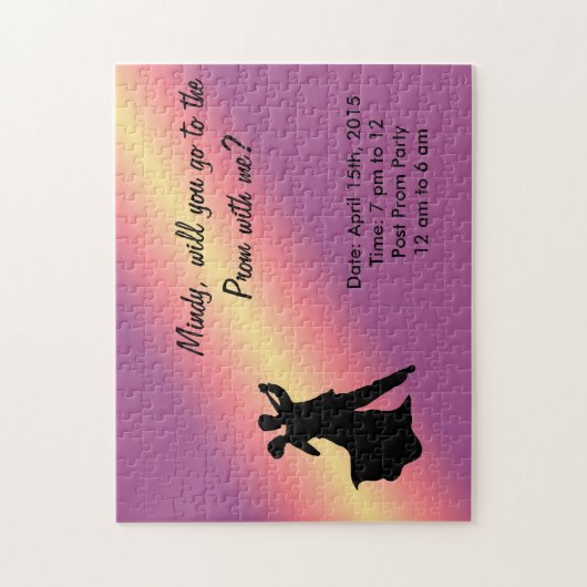 PROM LADEN PUZZLESPIEL EIN PUZZLE (Vertikal)