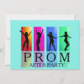 Prom nach dem Party Tanzen Einladungen (Vorderseite)