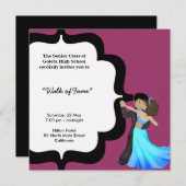 Prom Night Dance Einladung (Vorne/Hinten)