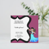 Prom Night Dance Einladung (Stehend Vorderseite)