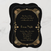 Prom Night Empire Stil Einladung (Vorne/Hinten)