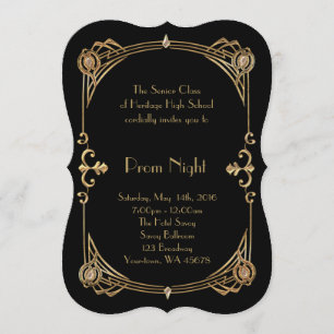 Prom Night Empire Stil Einladung