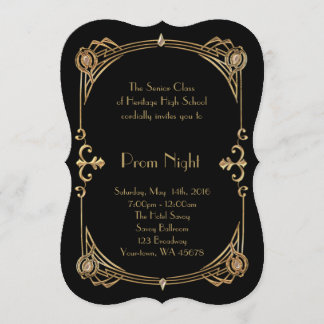 Prom Night Empire Stil Einladung