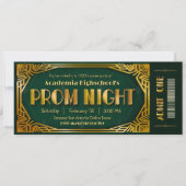 Prom Night - Gatsby Invitation Ticket Invitation Einladung (Vorderseite)