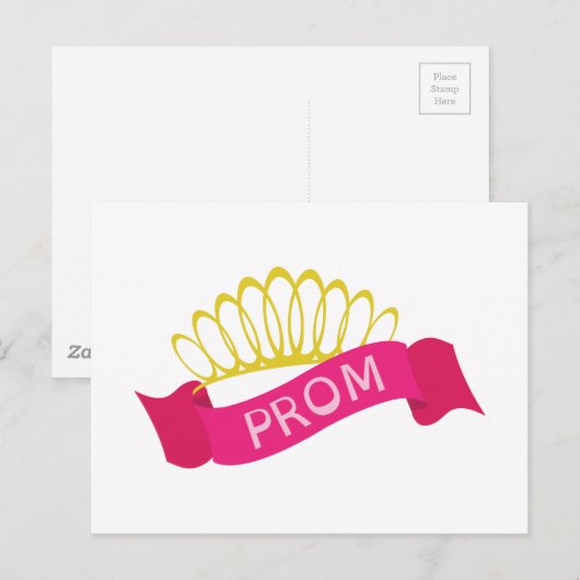Prom Postkarte (Vorne/Hinten)