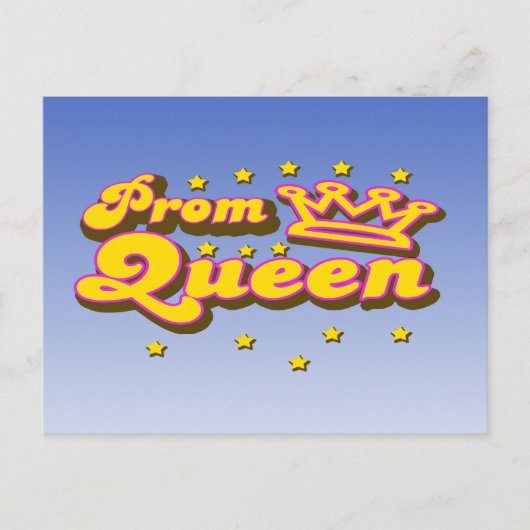 Prom Queen Postkarte (Vorderseite)