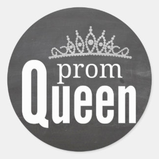 Prom Queen Runder Aufkleber