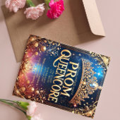 Prom Queencore Einladung : atemberaubendes königli