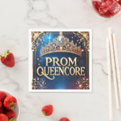 Prom Queencore Einladung : atemberaubendes königli Serviette (Beispiel)