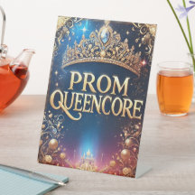 Prom Queencore Einladung : atemberaubendes königli