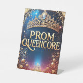 Prom Queencore Einladung : atemberaubendes königli Sockelschild (Vorderseite)