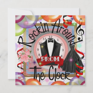 PROM Rockin' Around the Clock Party - SRF Einladung