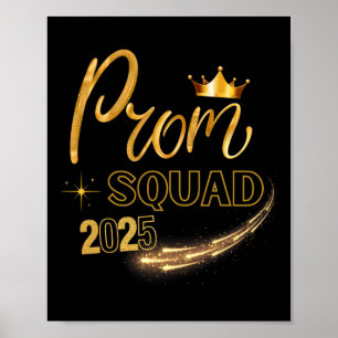 Prom Squad Abschluss Cl von 2025 Party Matching g Poster
