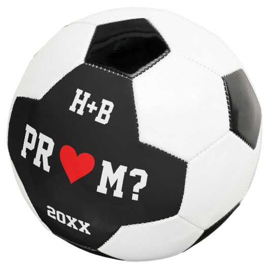 Prom-Vorschlag Ideen Moderner Fußball-Vorschlag Fußball (Dreiviertel)