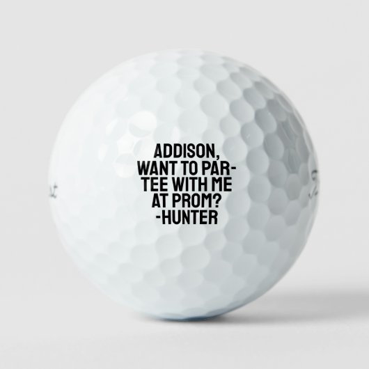 Promantrag Golfball (Vorderseite)