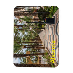 Promenade, Alicante, Costa Blanca, Spanien Magnet