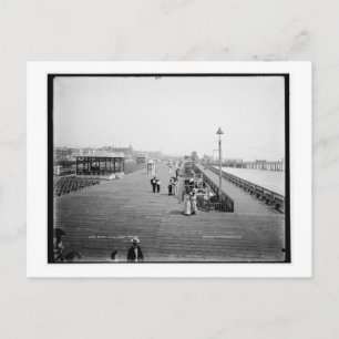 Promenade, Asbury Park, New Jersey Vintage Postkarte