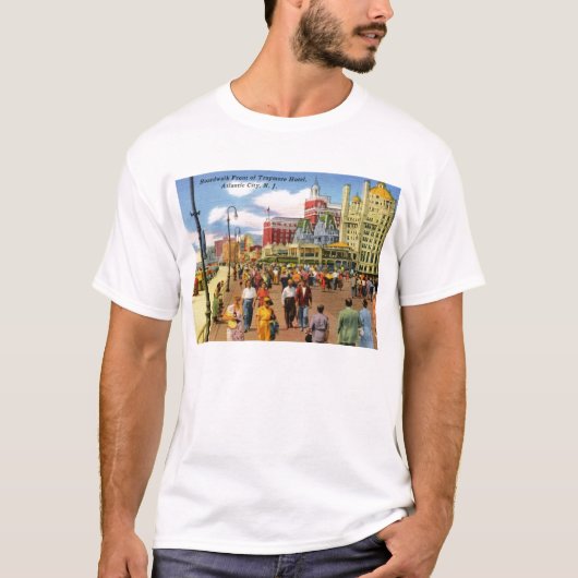 Promenade, Atlantic City Vintag T-Shirt (Vorderseite)
