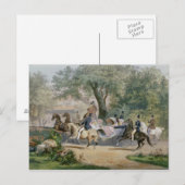 Promenade au Bois Postkarte (Vorne/Hinten)