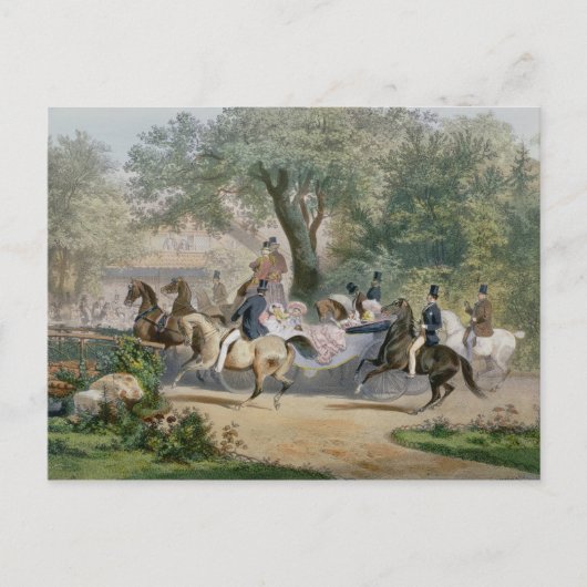 Promenade au Bois Postkarte (Vorderseite)