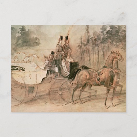 Promenade au Bois Postkarte (Vorderseite)