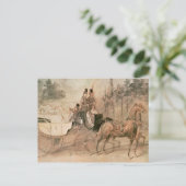 Promenade au Bois Postkarte (Stehend Vorderseite)