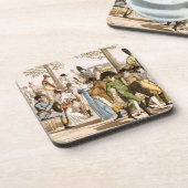 Promenade bei Longchamps, 1802 (Stich) Untersetzer (Linke Seite)