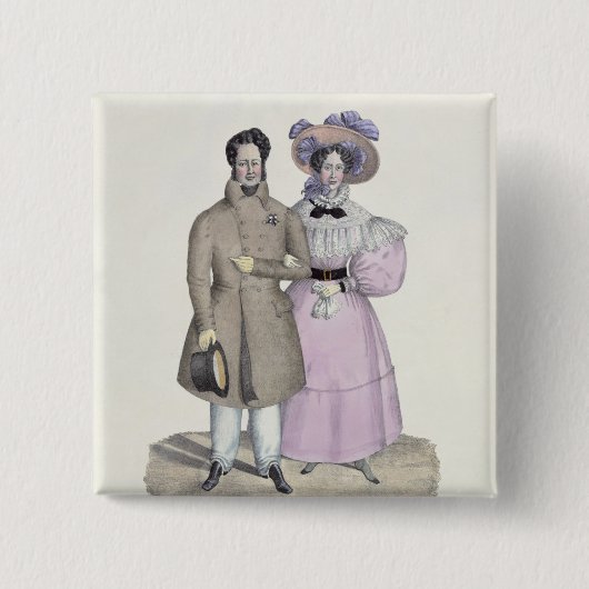 Promenade Bourgeoise Button (Vorderseite)