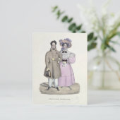 Promenade Bourgeoise Postkarte (Stehend Vorderseite)