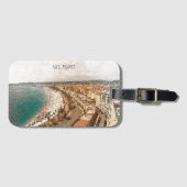 Promenade des Anglais in Nizza Gepäckanhänger (Vorderseite (Horizontal))