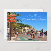 Promenade des Anglais Postkarte (Vorne/Hinten)