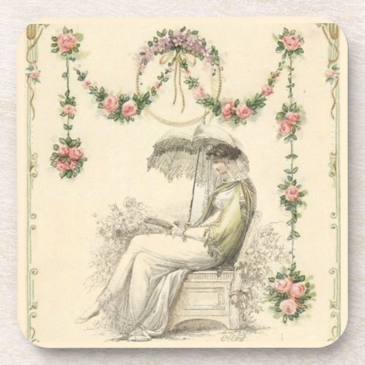 "Promenade Dress" Regentafel Getränkeuntersetzer (Vorderseite)