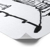 Promenade du Ruicard | La Roche-Bernard, Brittany Poster (Ecke)