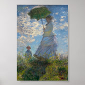 Promenade, Frauen mit Sonnenschirm, Monet Poster (Vorne)