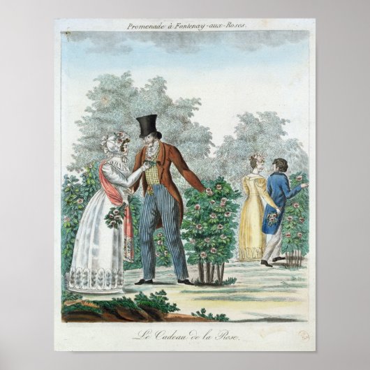 Promenade in Fontenay-aux-Rose Poster (Vorne)