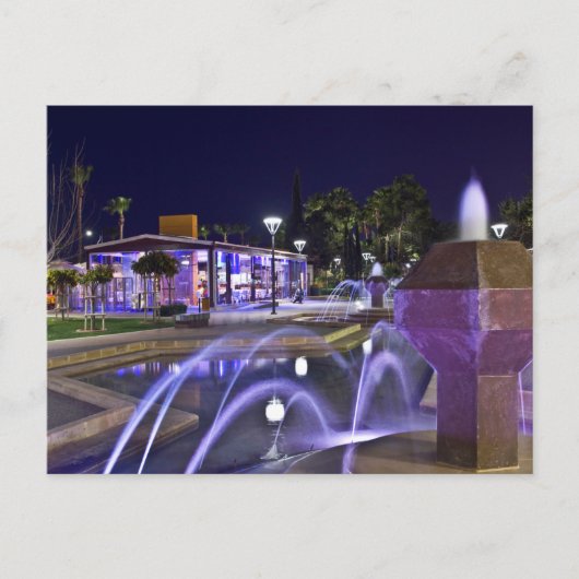 Promenade in Limassol, Zypern Postkarte (Vorderseite)